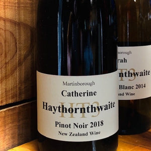 Haythornthwaite 'Catherine' Pinot Noir 2018 sold out June 23 martinborough-wine-merchants