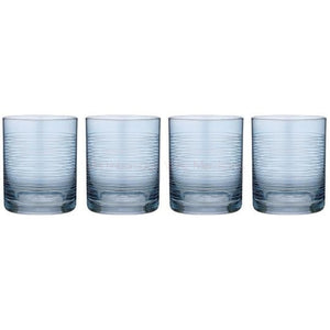 Linear Etched Coloured Tumbler Glasses martinborough-wine-merchants