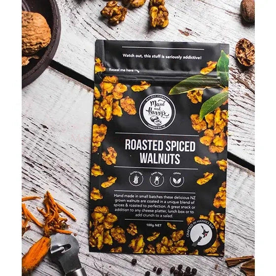 Maud & Harry's Roasted spiced walnuts martinborough-wine-merchants