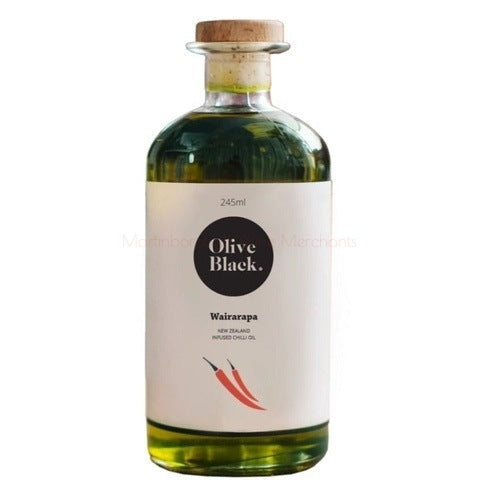 Olive Black Infused Chilli Oil martinborough-wine-merchants