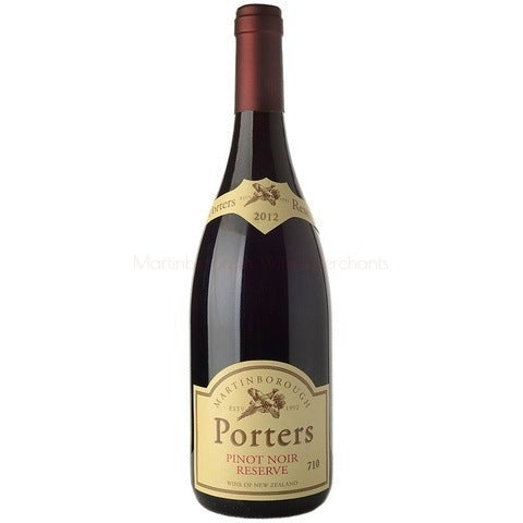 Porters Estate Reserve Pinot Noir - various vintages available martinborough-wine-merchants